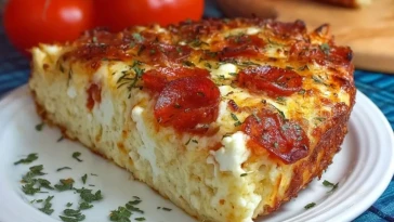 Gratin De Fromage Cottage À La Pizza