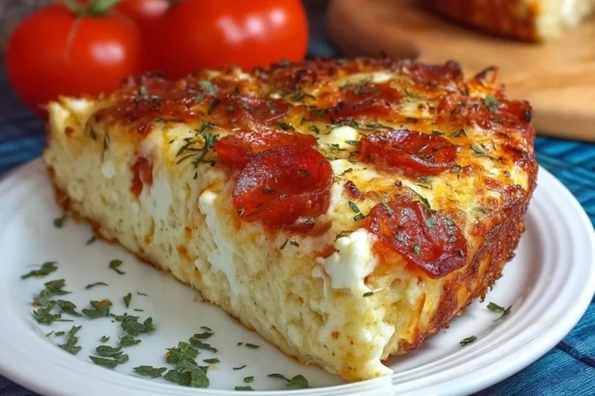Gratin De Fromage Cottage À La Pizza