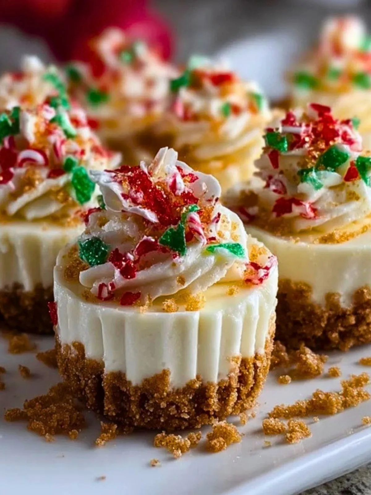 Mini Cheesecakes De Noël Sans Cuisson (1)