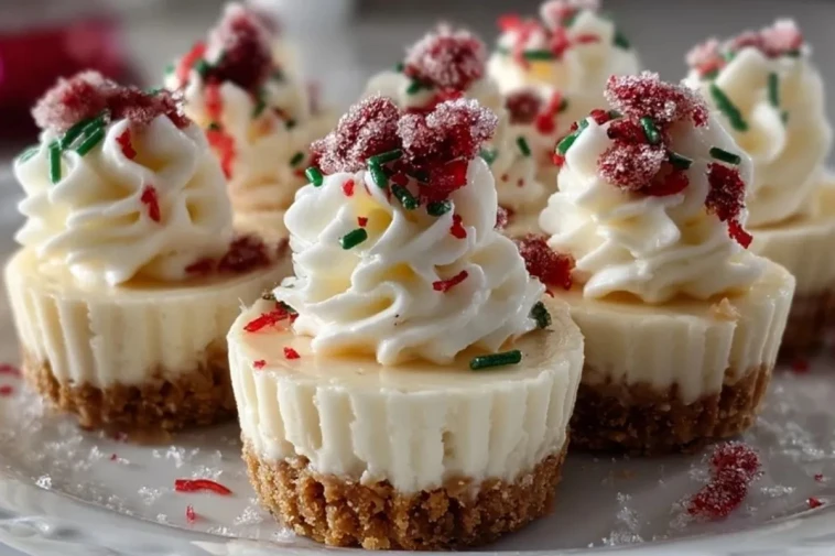 Mini Cheesecakes De Noël Sans Cuisson