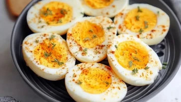 Oeufs Durs à La Friteuse à Air