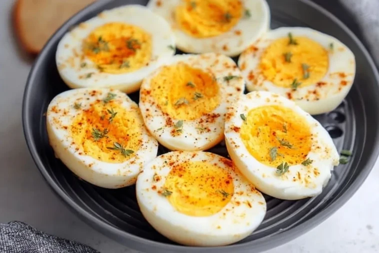 Oeufs Durs à La Friteuse à Air