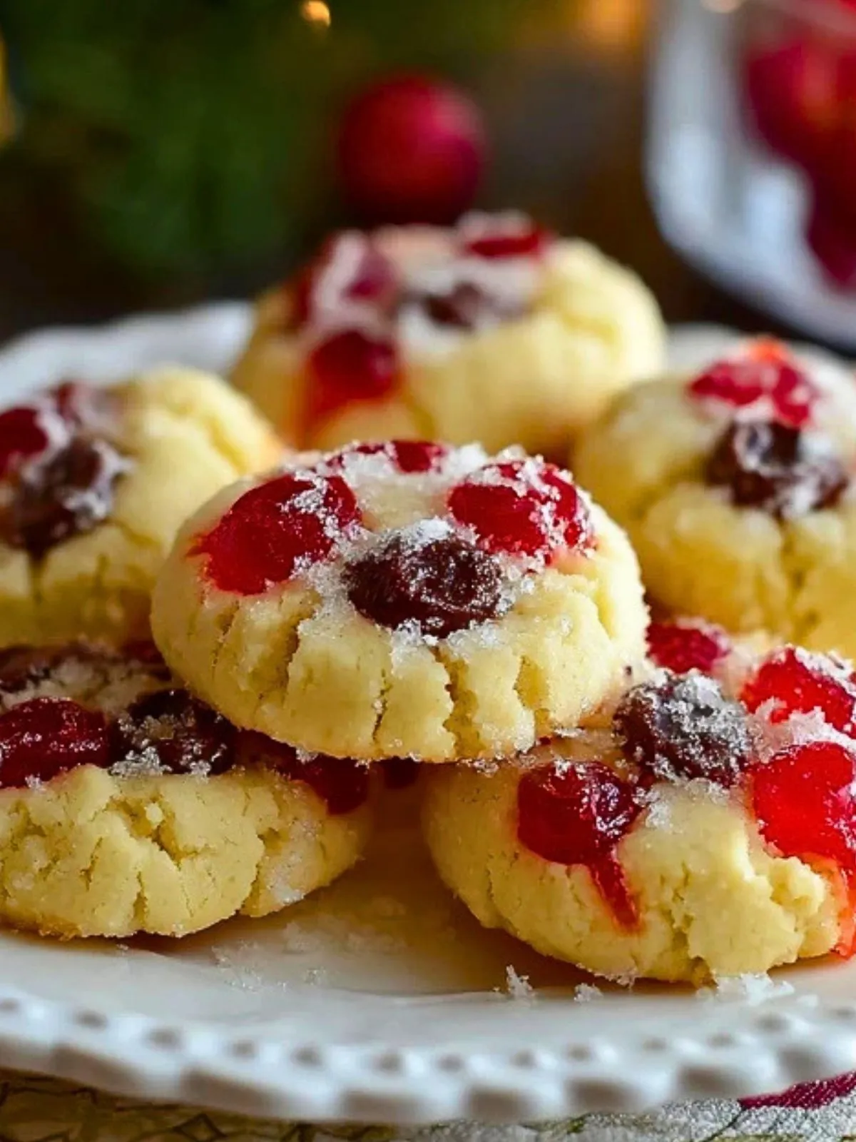 Sablés de Noël aux Cerises Maraschino (1)
