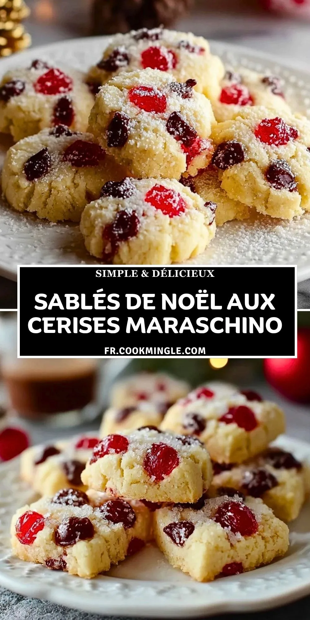 Sablés de Noël aux Cerises Maraschino (2)