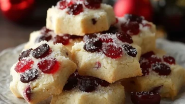 Sablés de Noël aux Cerises Maraschino