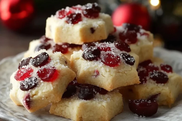 Sablés de Noël aux Cerises Maraschino