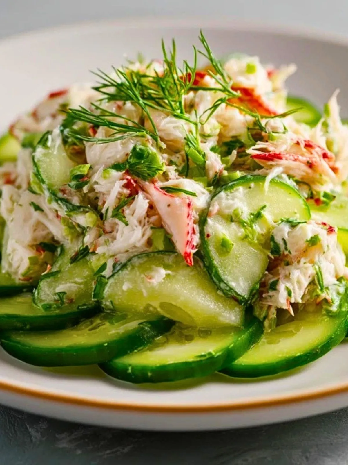 Salade De Crabe Et Concombre Froide (1)