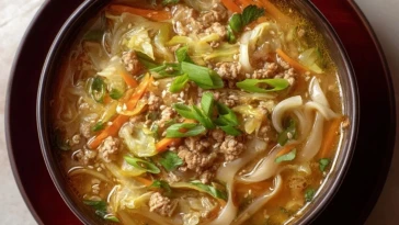 Soupe Chinoise Aux Rouleaux DOeufs