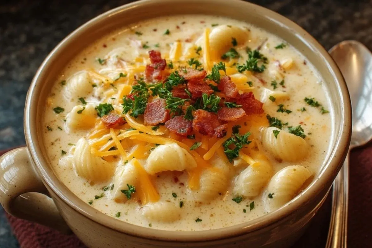 Soupe De Macaroni Au Fromage