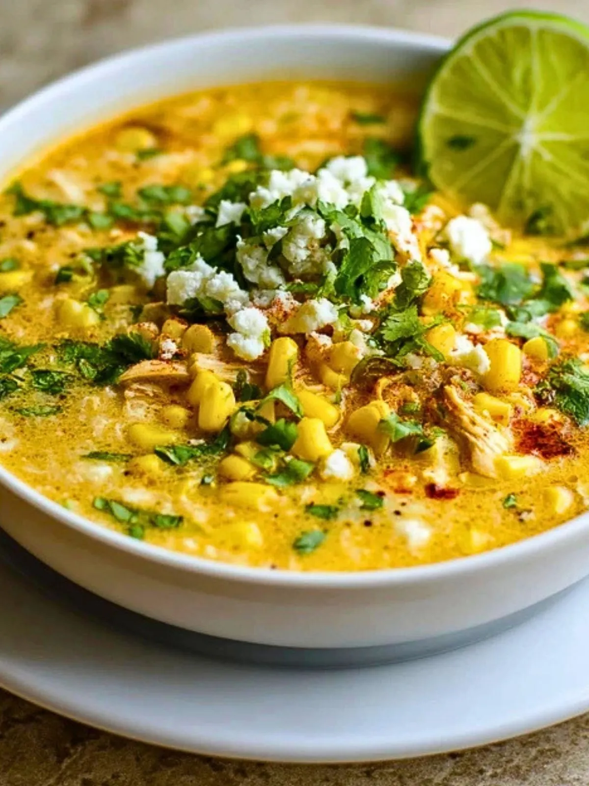Soupe de Maïs de Rue Mexicaine (1)