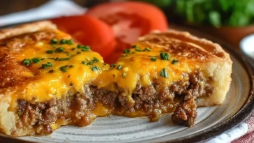 Tarte Au Cheeseburger