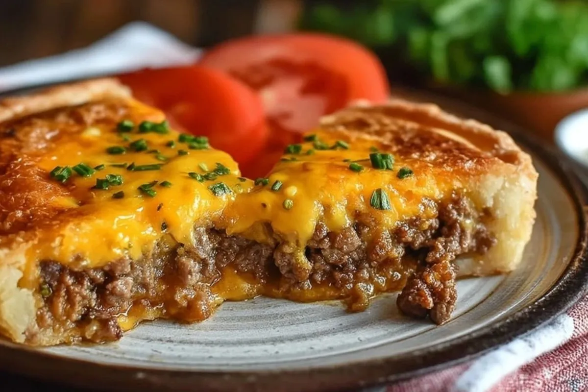 Tarte Au Cheeseburger