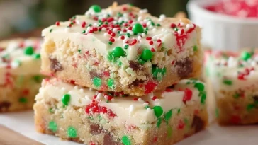 Barres De Biscuits De Noël