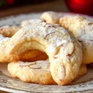 Biscuits Aux Amandes En Croissant