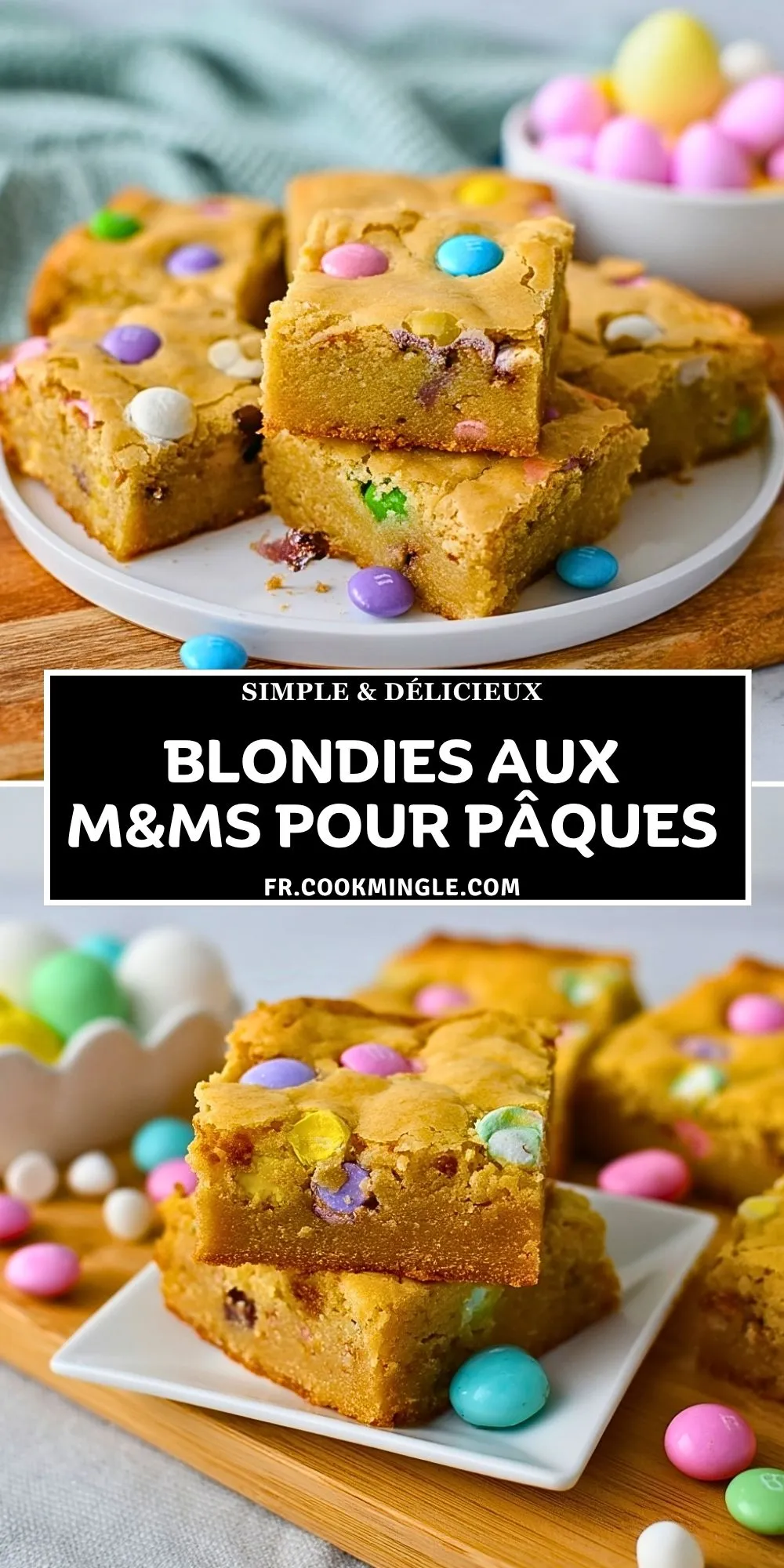 Blondies Aux M&Ms Pour Pâques (2)