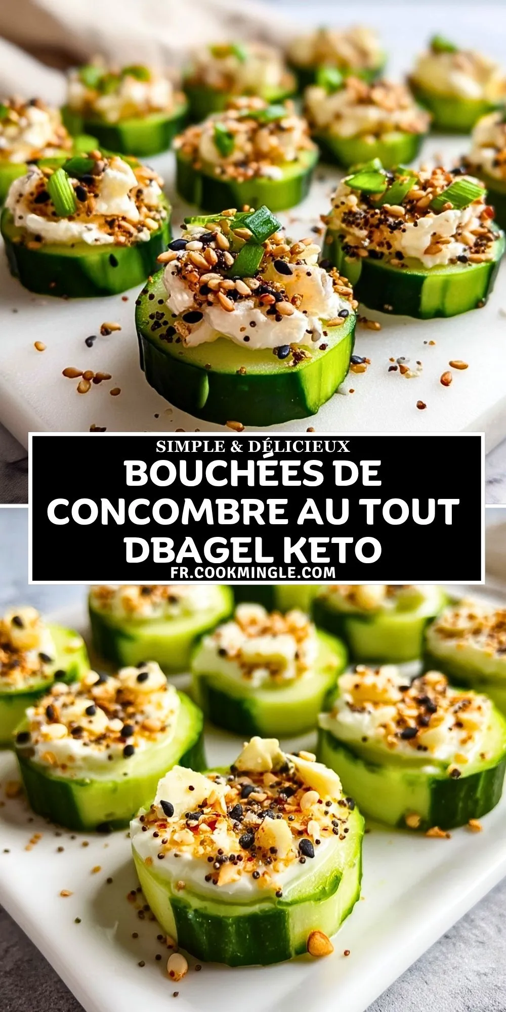 Bouchées De Concombre Au Tout DBagel Keto (2)