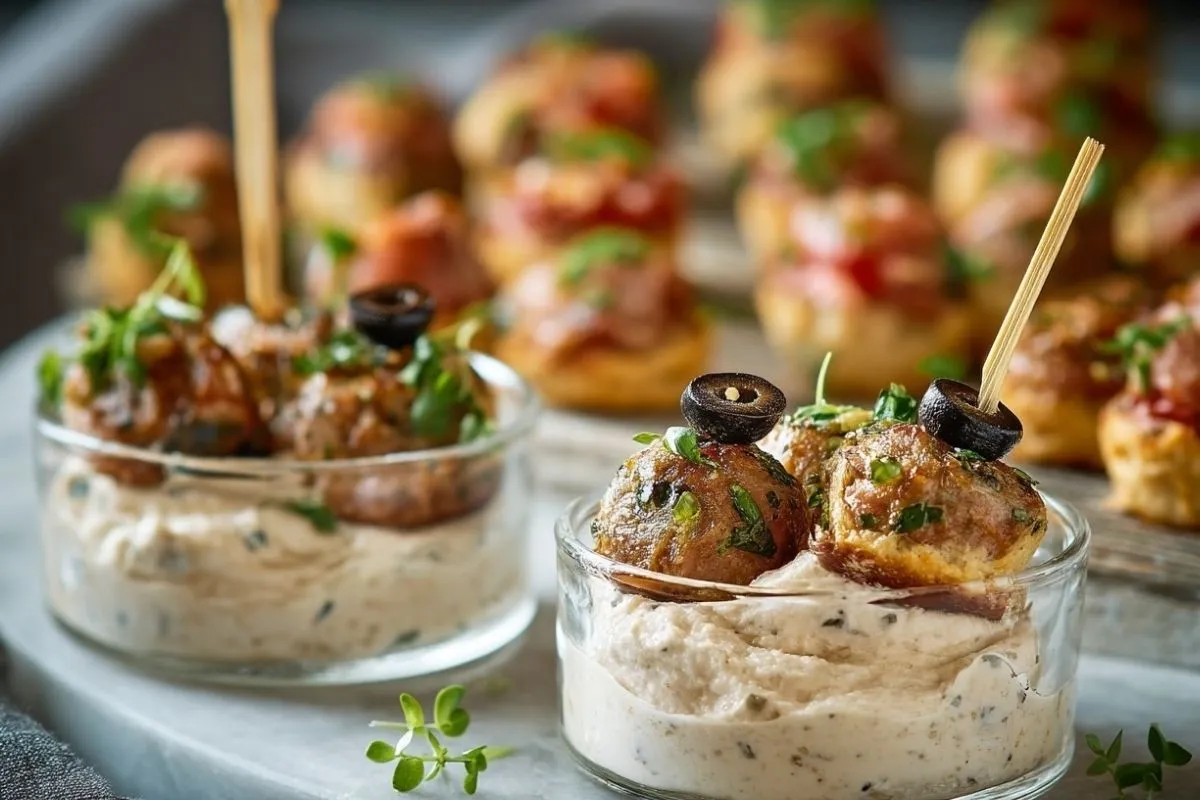 Bouchées Savoureuses Pour Fête