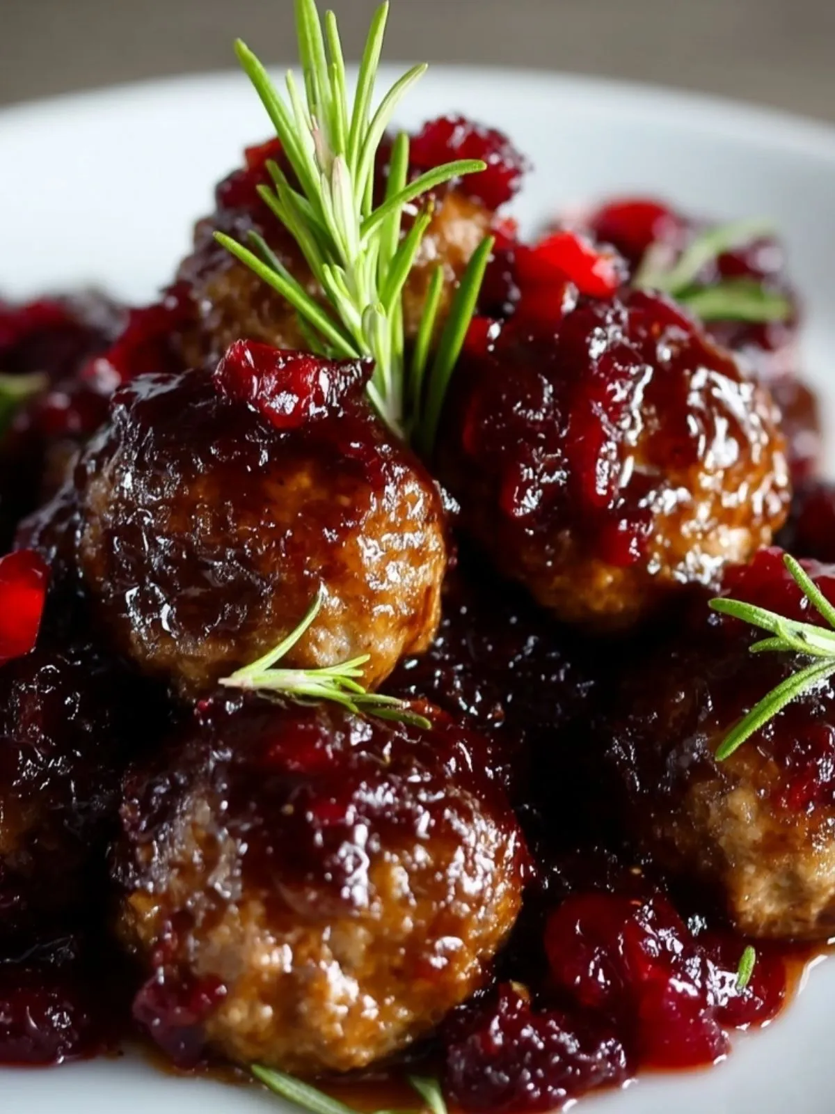 Boulettes De Viande Aux Canneberges De Noël (1)
