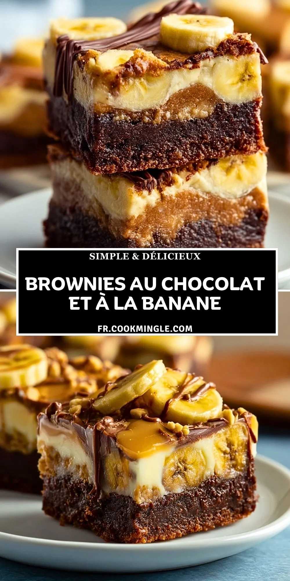 Brownies Au Chocolat Et À La Banane (2)