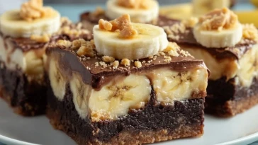 Brownies Au Chocolat Et À La Banane