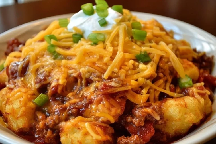Casserole De Chili Avec Des Saucisses