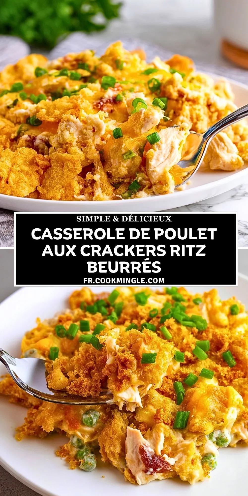 Casserole De Poulet Aux Crackers Ritz Beurrés (1)
