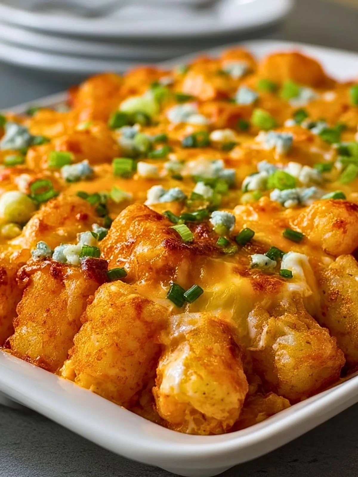 Casserole De Poulet Buffalo Aux Tater Tots (1)