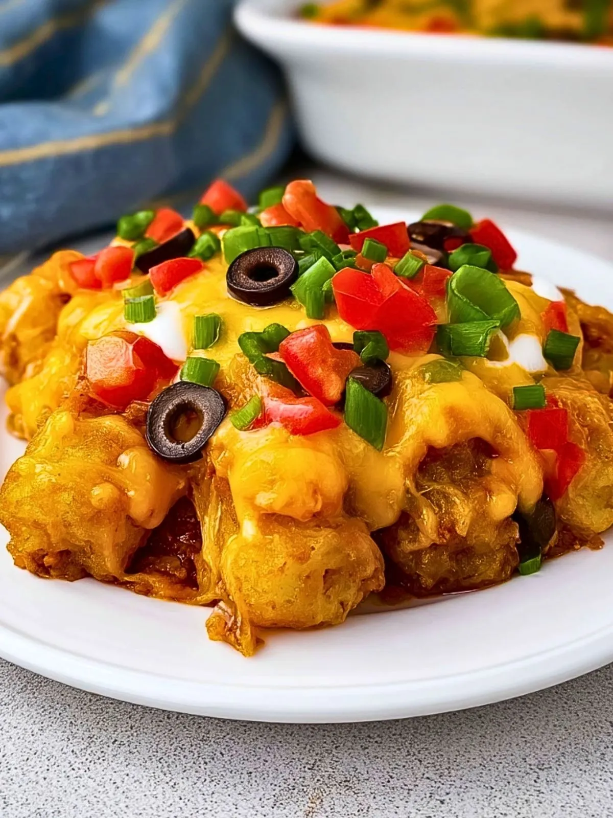 Casserole De Tater Tots Mexicaine Au Fromage (1)