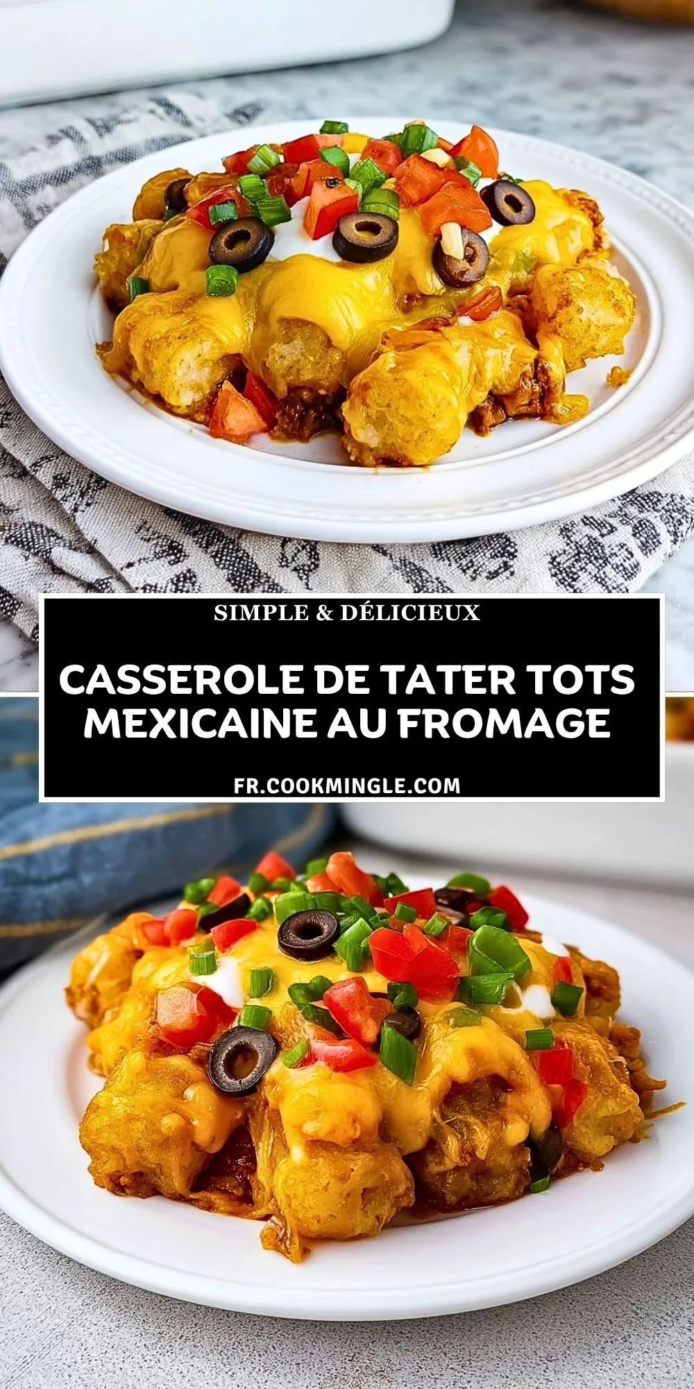 Casserole De Tater Tots Mexicaine Au Fromage (2)