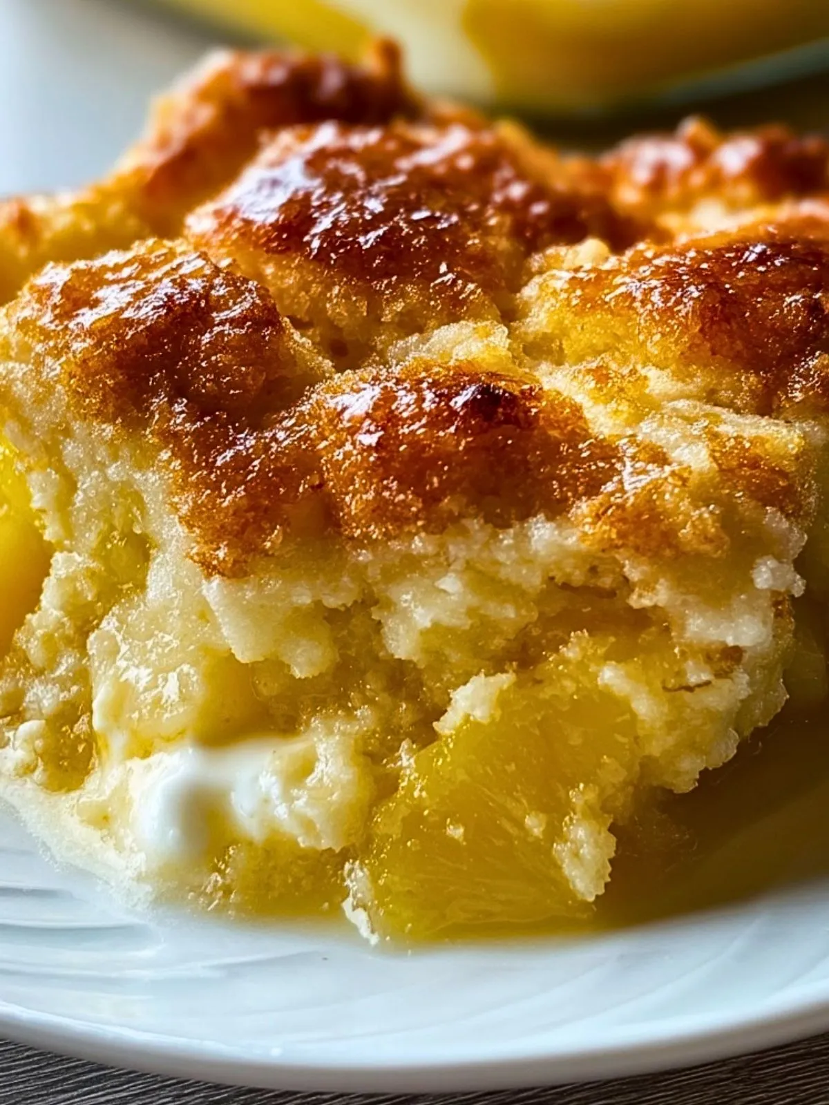 Cobbler à LAnanas et Fromage à La Crème (1)