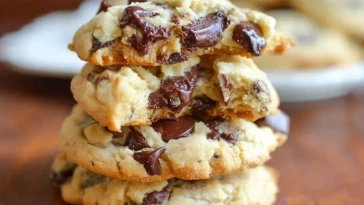 Cookies Moelleux Au Fromage À La Crème Et Pépites De Chocolat (1)