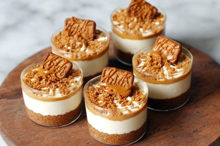 Coupes De Cheesecake Biscoff Sans Cuisson