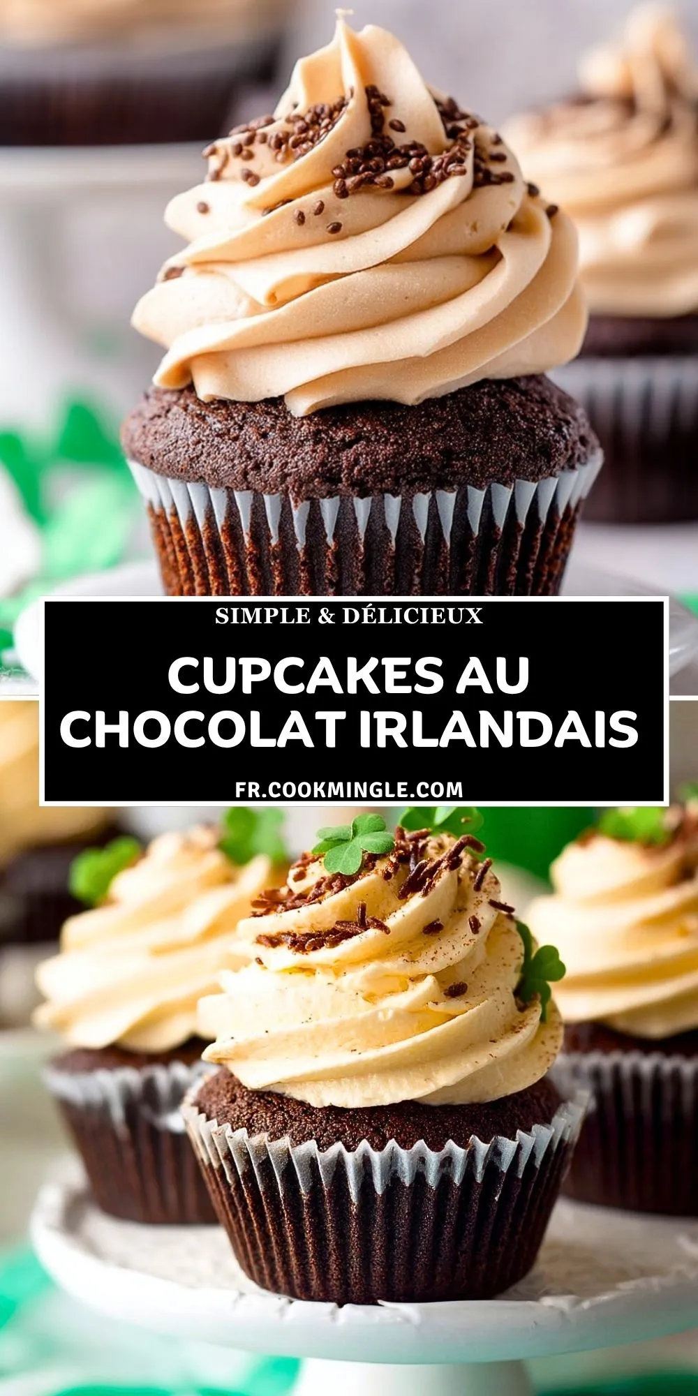 Cupcakes Au Chocolat Irlandais (2)