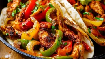 Dîner Fajitas au Poulet