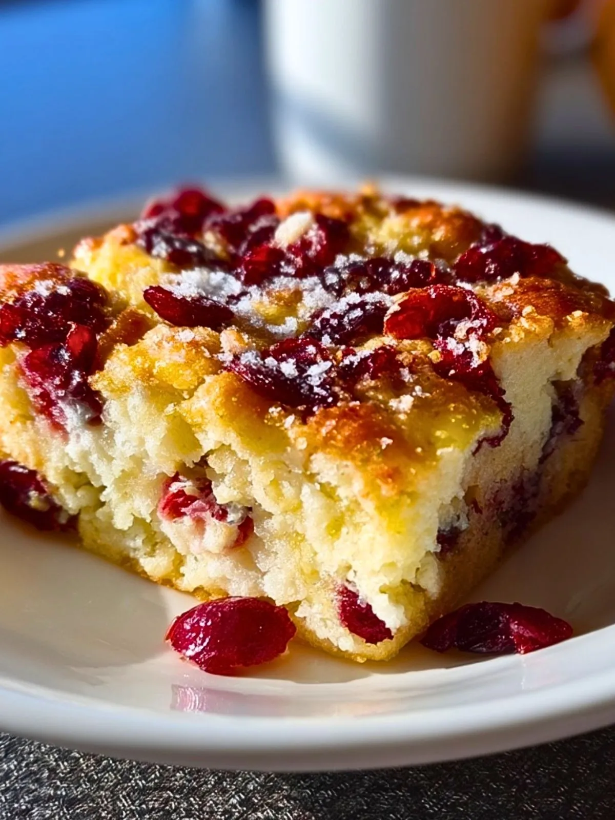 Gâteau Au Fromage Blanc, Canneberges Et Orange (1)