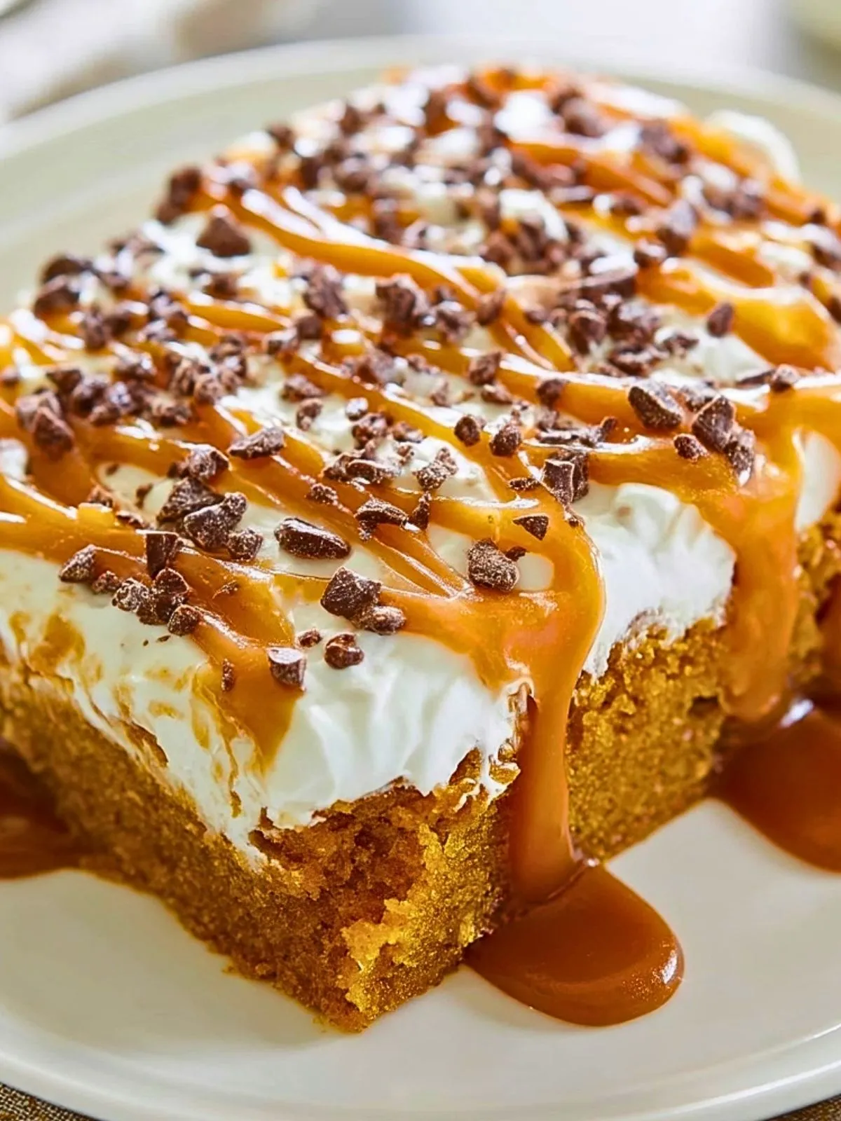 Gâteau Au Potiron Caramel Poke (1)