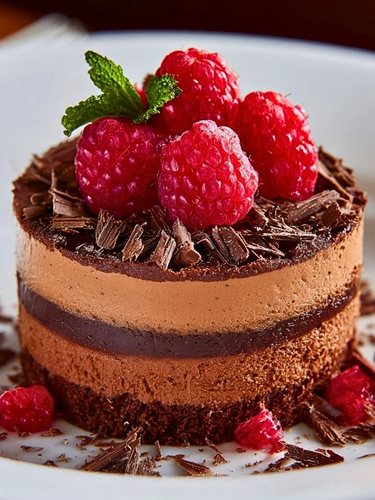 Gâteau Mousse Chocolat Framboise Divin (1)