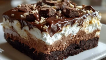 Gâteau Réfrigéré Au Brownie Ultime