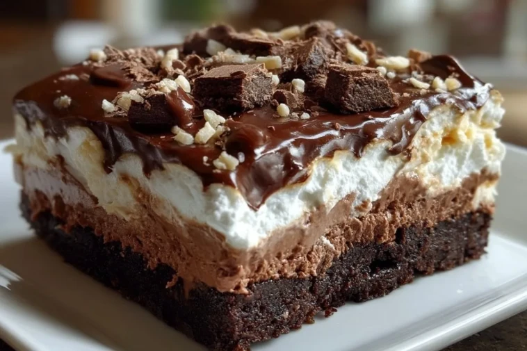 Gâteau Réfrigéré Au Brownie Ultime