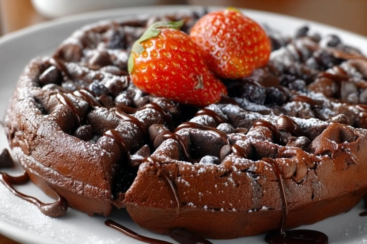 Gaufres Brownies Fondantes