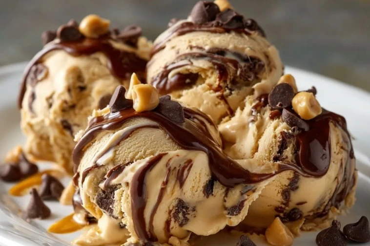 Glace Protéinée au Chocolat et Beurre de Cacahuète
