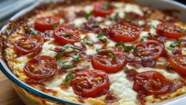 Gratin De Pizza Au Fromage Cottage