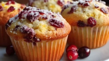 Muffins Aux Canneberges Et À LOrange