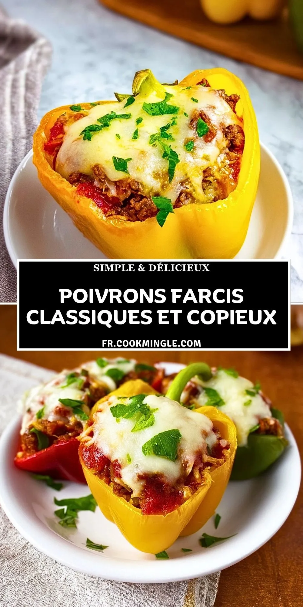 Poivrons Farcis Classiques et Copieux (2)