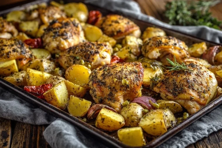 Poulet Mississippi Au Four Avec Pommes De Terre