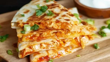 Quesadilla Au Poulet Buffalo