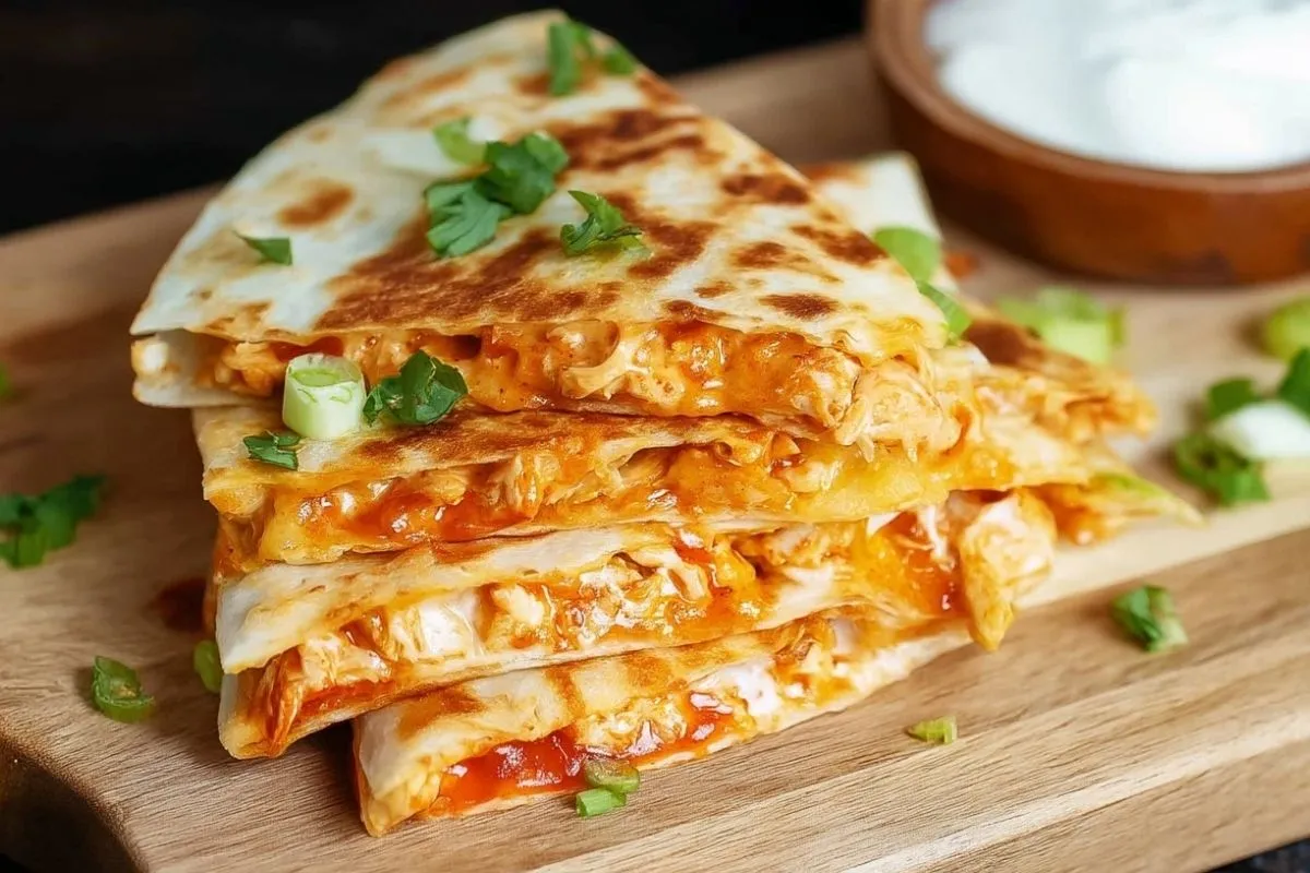 Quesadilla Au Poulet Buffalo
