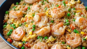 Riz Sauté Aux Crevettes Meilleure Que À Emporter