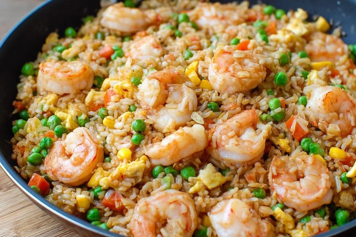 Riz Sauté Aux Crevettes Meilleure Que À Emporter