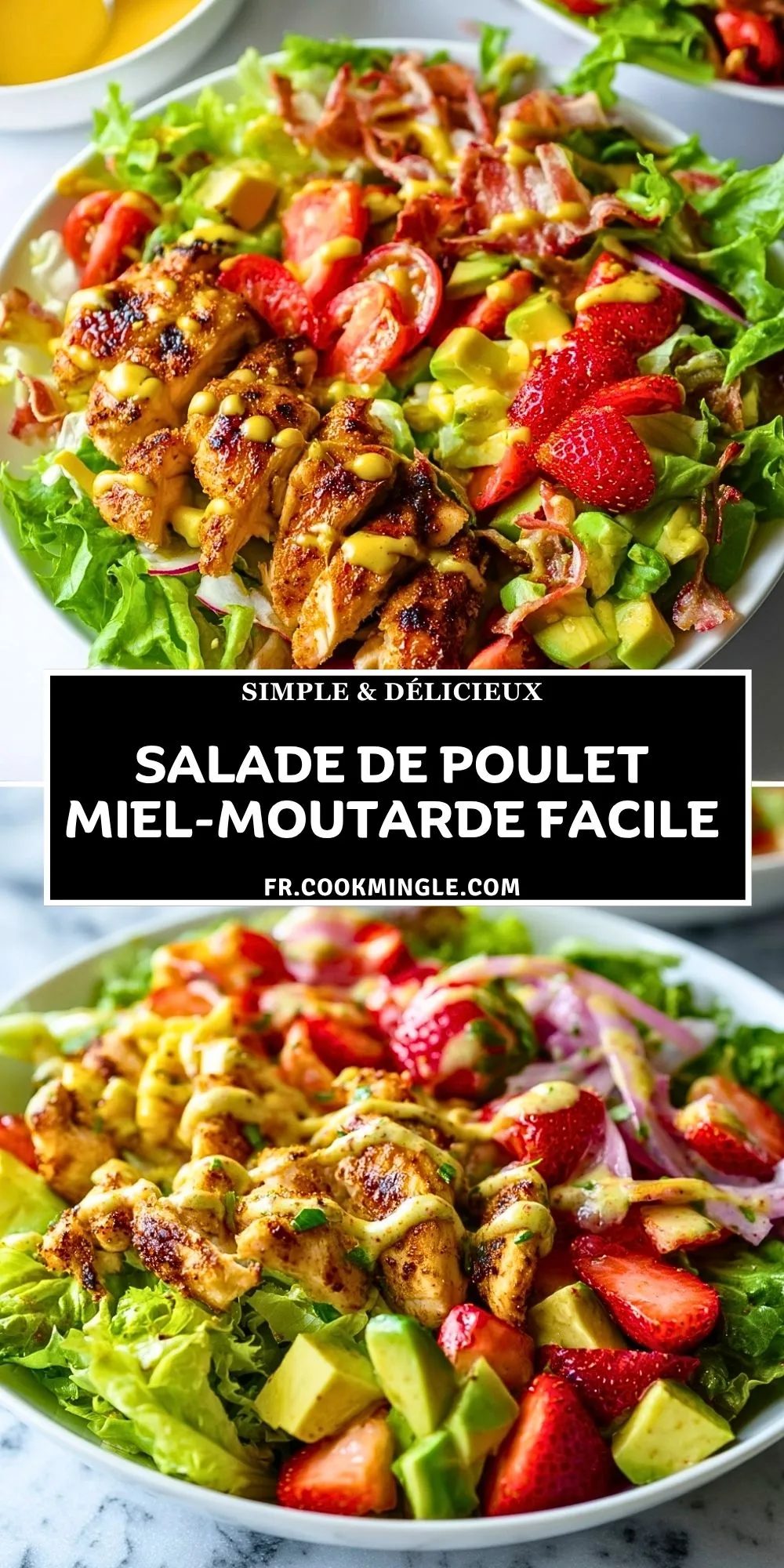 Salade De Poulet Miel-Moutarde Facile (2)